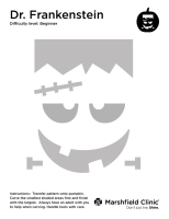 Dr. Frankenstein Pumpkin Carving Tempalte | Shine365