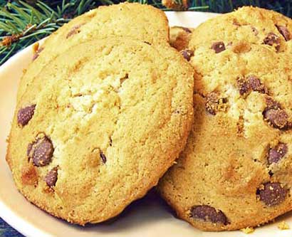 close-up of gluten free cookies
