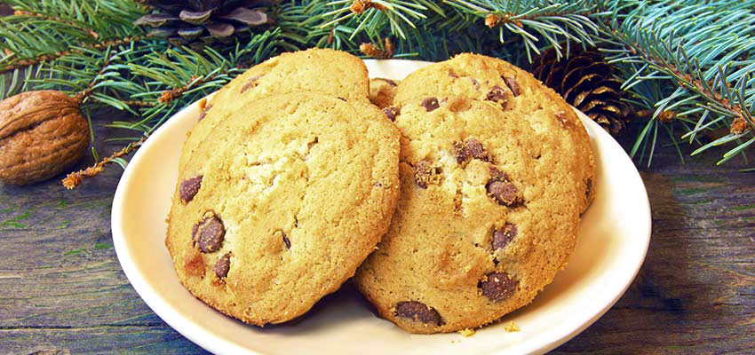 plate of gluten free cookies