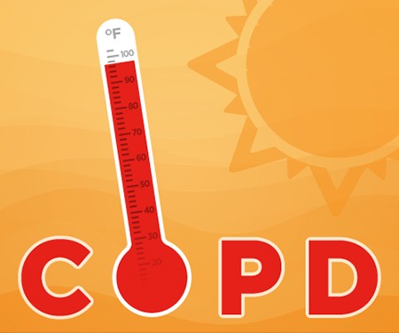 graphic - Heat affects COPD