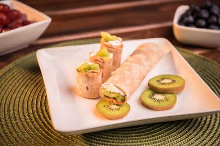 Kiwi rolls - Easy recipe for kids