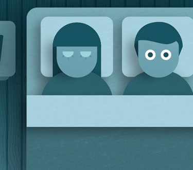 Illustration - Sleeping with your contacts in, contact lens