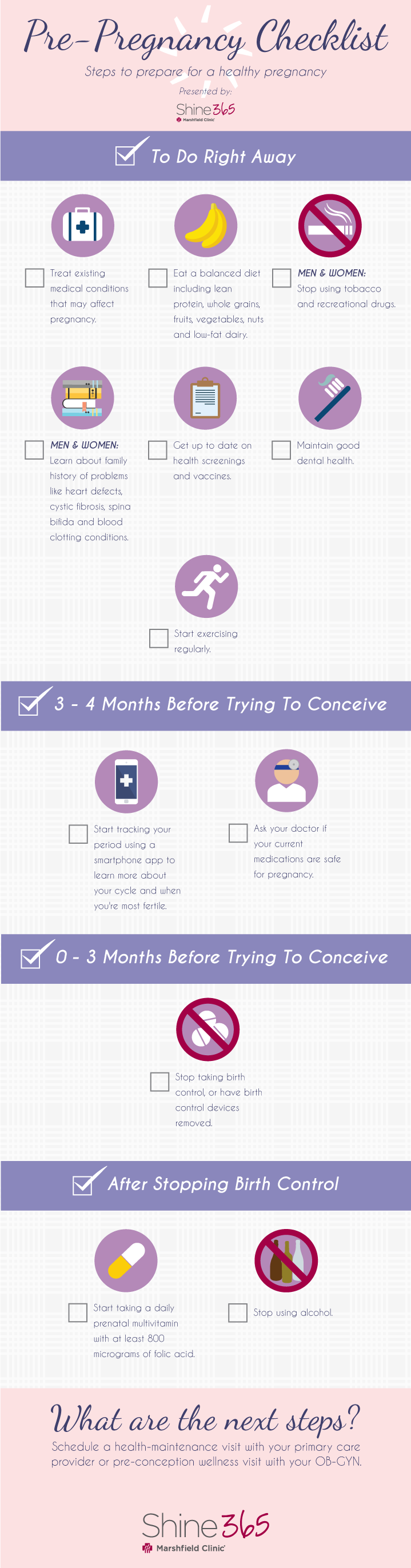 Pre-Pregnancy Infographic 5-11 infographic