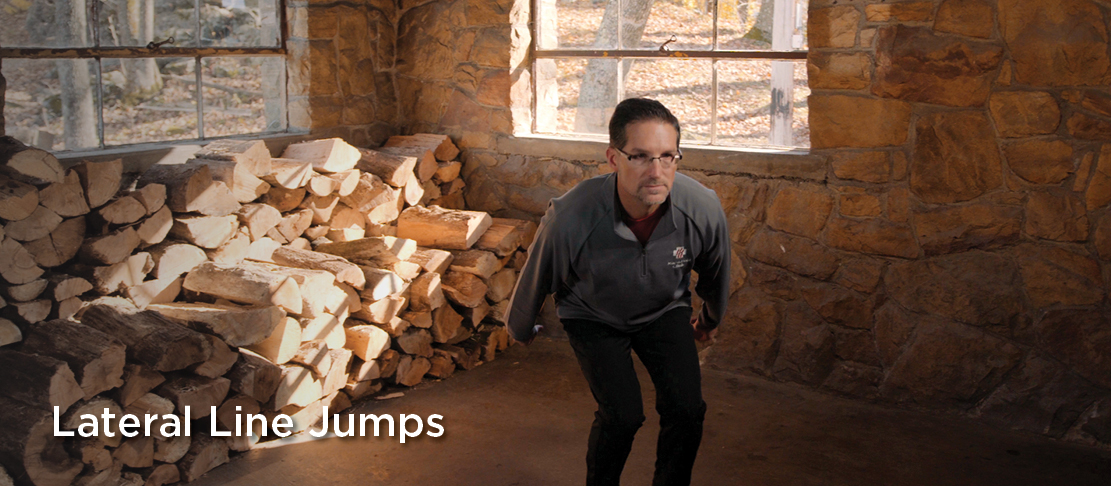 lateral line jumps cold-weather sports warmups