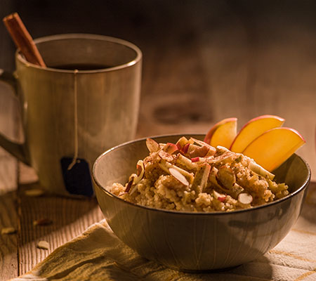 Apple-Cinnamon Quinoa Bowl, recipe