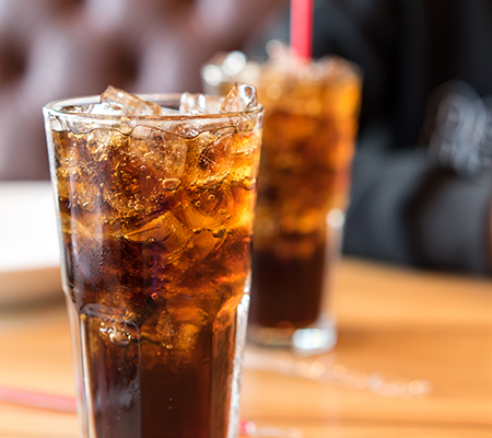 Two glasses of soda - Dangers of diet soda