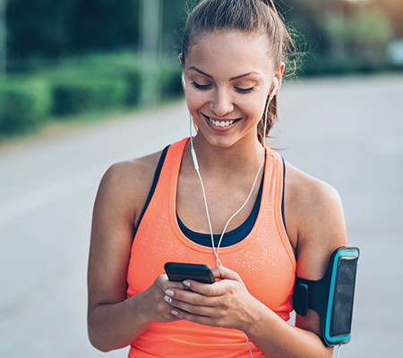 teen running and getting ample vitamin D and calcium to build strong bones