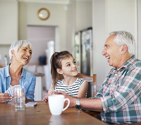 Cancer/What is BRCA1 and BRCA2 / grandparents / playing cards