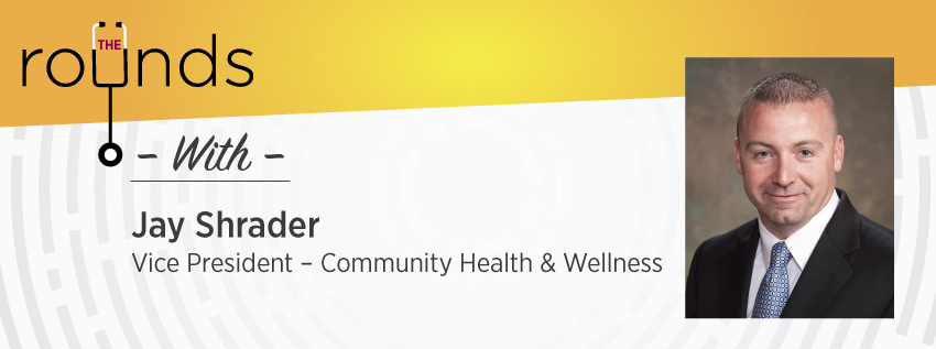 Rounds / podcast / Jay Shrader / Community Health