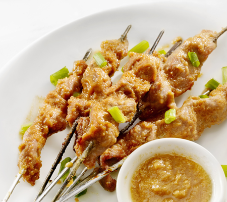 Peanut Turkey Satay