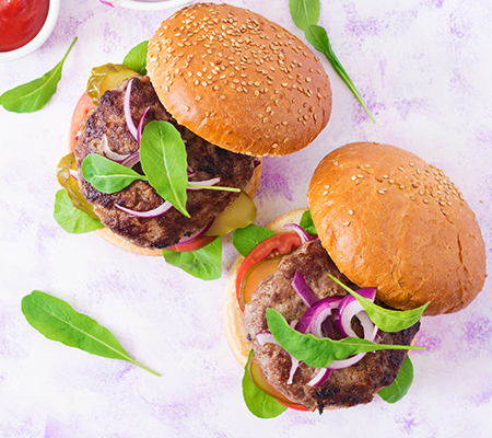 How to make a healthy burger