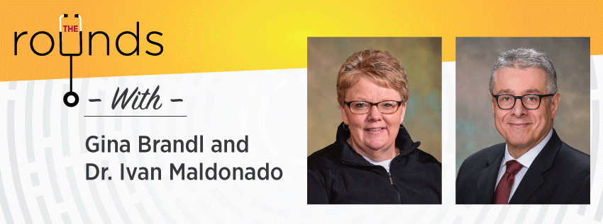 Gina Brandl and Dr. Ivan Maldonado