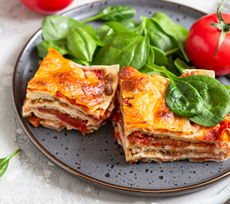 plant-based lasagna