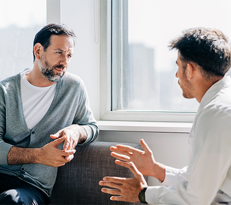 patient talking to doctor for a second opinion