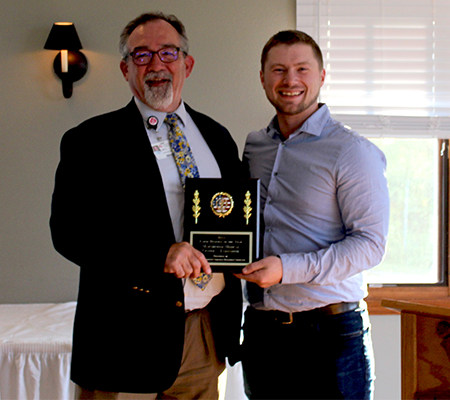 Marshfield Medical Center-Ladysmith accepts the Large Business of the Year Award from the Rusk Area Chamber of Commerce