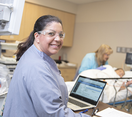 ambulatory surgery center staff smiling