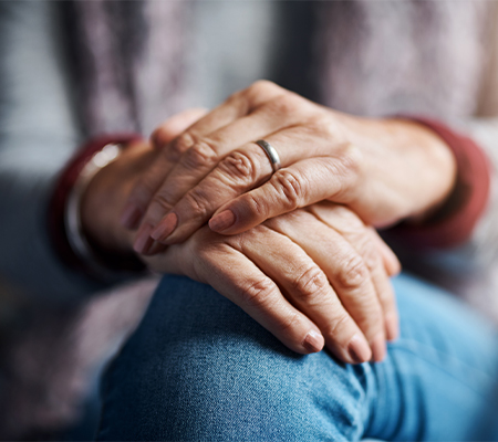 Photo of hands to describe hand surgery