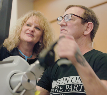 Pulmonary rehabilitation is an exercise program that also offers counseling, education and encouragement for patients with pulmonary illness. 