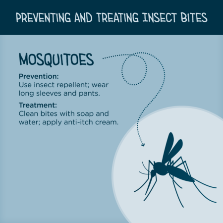 Preventing and treating mosquito bites